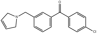 4'-CHLORO-3-(3-PYRROLINOMETHYL) BENZOPHENONE