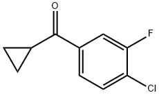 4-CHLORO-3-FLUOROPHENYL CYCLOPROPYL KETONE