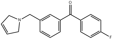 4'-FLUORO-3-(3-PYRROLINOMETHYL) BENZOPHENONE