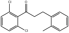 2',6'-DICHLORO-3-(2-METHYLPHENYL)PROPIOPHENONE Structural