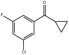 3-CHLORO-5-FLUOROPHENYL CYCLOPROPYL KETONE