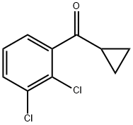 CYCLOPROPYL 2,3-DICHLOROPHENYL KETONE Structural