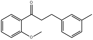 2'-METHOXY-3-(3-METHYLPHENYL)PROPIOPHENONE Structural