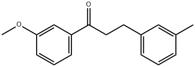 3'-METHOXY-3-(3-METHYLPHENYL)PROPIOPHENONE Structural