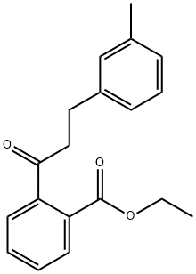 2'-CARBOETHOXY-3-(3-METHYLPHENYL)PROPIOPHENONE Structural