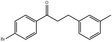 4'-BROMO-3-(3-METHYLPHENYL)PROPIOPHENONE Structural