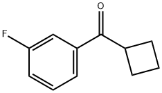 CYCLOBUTYL 3-FLUOROPHENYL KETONE Structural