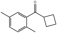 CYCLOBUTYL 2,5-DIMETHYLPHENYL KETONE Structural