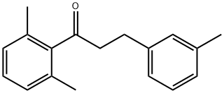 2',6'-DIMETHYL-3-(3-METHYLPHENYL)PROPIOPHENONE Structural