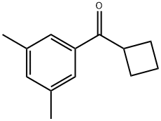 CYCLOBUTYL 3,5-DIMETHYLPHENYL KETONE Structural