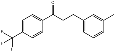 3-(3-METHYLPHENYL)-4'-TRIFLUOROMETHYLPROPIOPHENONE Structural