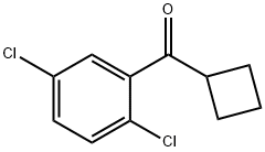 CYCLOBUTYL 2,5-DICHLOROPHENYL KETONE Structural