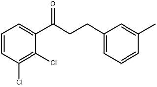 2',3'-DICHLORO-3-(3-METHYLPHENYL)PROPIOPHENONE Structural