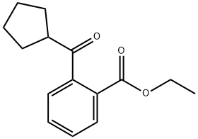 2-CARBOETHOXYPHENYL CYCLOPENTYL KETONE Structural