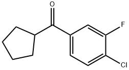 4-CHLORO-3-FLUOROPHENYL CYCLOPENTYL KETONE