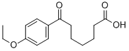 7-(4-ETHOXYPHENYL)-7-OXOHEPTANOIC ACID Structural