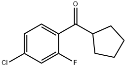 4-CHLORO-2-FLUOROPHENYL CYCLOPENTYL KETONE