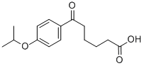 6-OXO-6-(4-ISOPROPOXYPHENYL)HEXANOIC ACID Structural