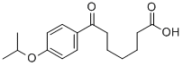 7-OXO-7-(4-ISOPROPOXYPHENYL)HEPTANOIC ACID Structural