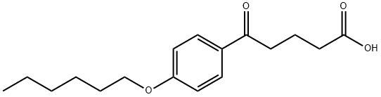 5-(4-HEXYLOXYPHENYL)-5-OXOVALERIC ACID Structural