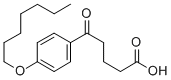 5-(4-HEPTYLOXYPHENYL)-5-OXOVALERIC ACID Structural