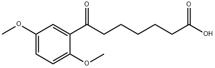 7-(2,5-DIMETHOXYPHENYL)-7-OXOHEPTANOIC ACID Structural