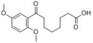 8-(2,5-DIMETHOXYPHENYL)-8-OXOOCTANOIC ACID Structural