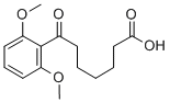 7-(2,6-DIMETHOXYPHENYL)-7-OXOHEPTANOIC ACID Structural