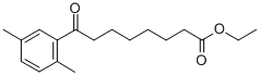 ETHYL 8-(2,5-DIMETHYLPHENYL)-8-OXOOCTANOATE Structural