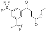 ETHYL 4-(3,5-DITRIFLUOROMETHYLPHENYL)-4-OXOBUTYRATE Structural