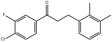 4'-CHLORO-3-(2,3-DIMETHYLPHENYL)-3'-FLUOROPROPIOPHENONE