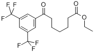 ETHYL 7-(3,5-DITRIFLUOROMETHYLPHENYL)-7-OXOHEPTANOATE Structural