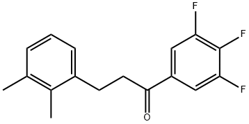 3-(2,3-DIMETHYLPHENYL)-3',4',5'-TRIFLUOROPROPIOPHENONE Structural