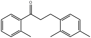 3-(2,4-DIMETHYLPHENYL)-2'-METHYLPROPIOPHENONE Structural