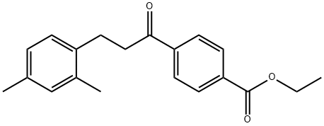 4'-CARBOETHOXY-3-(2,4-DIMETHYLPHENYL)PROPIOPHENONE