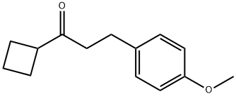 CYCLOBUTYL 2-(4-METHOXYPHENYL)ETHYL KETONE Structural