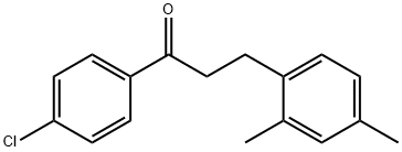 4'-CHLORO-3-(2,4-DIMETHYLPHENYL)PROPIOPHENONE Structural