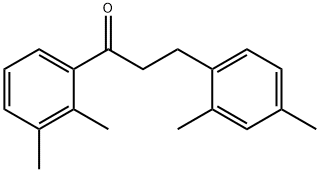 2',3'-DIMETHYL-3-(2,4-DIMETHYLPHENYL)PROPIOPHENONE Structural