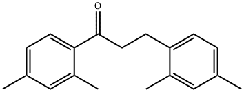 2',4'-DIMETHYL-3-(2,4-DIMETHYLPHENYL)PROPIOPHENONE Structural