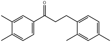 3',4'-DIMETHYL-3-(2,4-DIMETHYLPHENYL)PROPIOPHENONE Structural