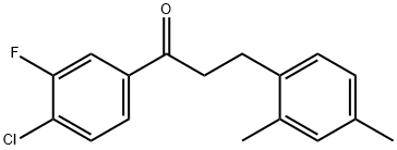 4'-CHLORO-3-(2,4-DIMETHYLPHENYL)-3'-FLUOROPROPIOPHENONE