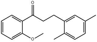 3-(2,5-DIMETHYLPHENYL)-2'-METHOXYPROPIOPHENONE Structural