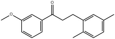 3-(2,5-DIMETHYLPHENYL)-3'-METHOXYPROPIOPHENONE Structural