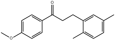 3-(2,5-DIMETHYLPHENYL)-4'-METHOXYPROPIOPHENONE Structural