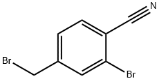 3-Bromo-4-cyanobenzyl bromide Structural