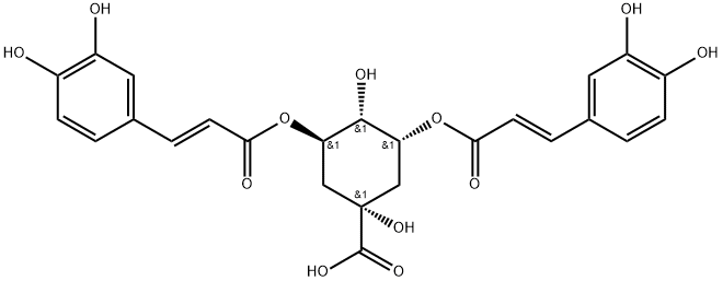 (E,E)-3,5-Di-O-caffeoylquinic acid Structural