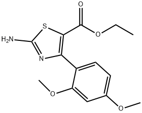 2-AMINO-4-(2,4-DIMETHOXYPHENYL)-5-THIAZOLECARBOXYLIC ACID ETHYL ESTER