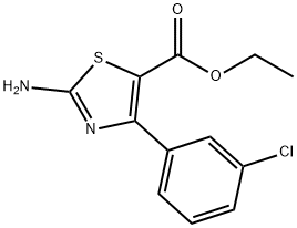 ETHYL 2-AMINO-4-(3-CHLORO)PHENYL THIAZOLE-5-CARBOXYLATE