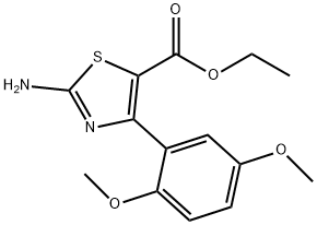 2-AMINO-4-(2,5-DIMETHOXYPHENYL)-5-THIAZOLECARBOXYLIC ACID ETHYL ESTER