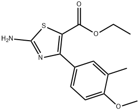 2-AMINO-4-(4-METHOXY-3-METHYLPHENYL)-5-THIAZOLECARBOXYLIC ACID ETHYL ESTER